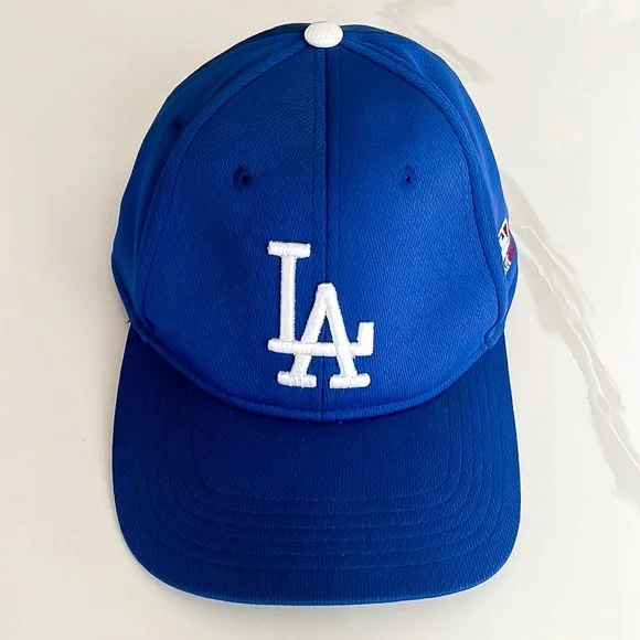 Los Angeles LA Dodgers Team MLB Blue White Embroidered Adjustable Baseball Hat