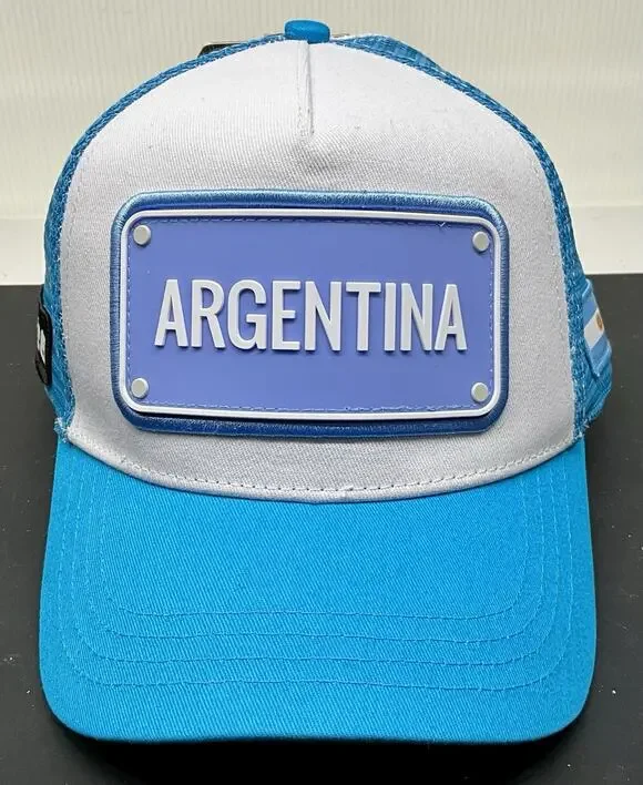 Official FIFA World Cup 2026 Argentina Trucker Hat Snapback Cap NWT Messi Team