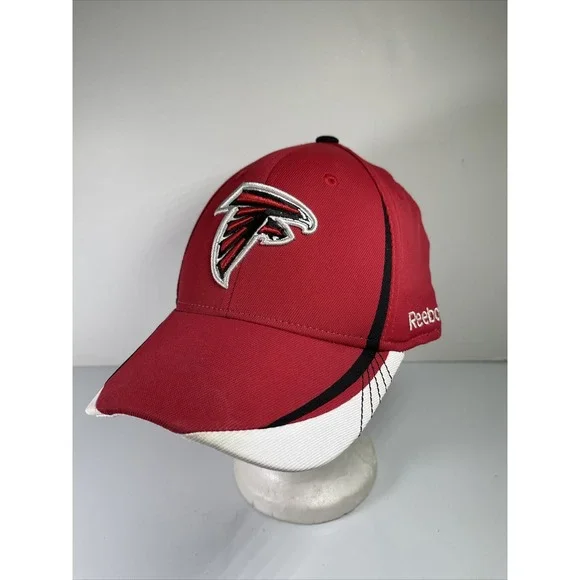 Reebok Atlanta Falcons NFL Equipment On Field Flexfit Cap Baseball Hat L/XL‎