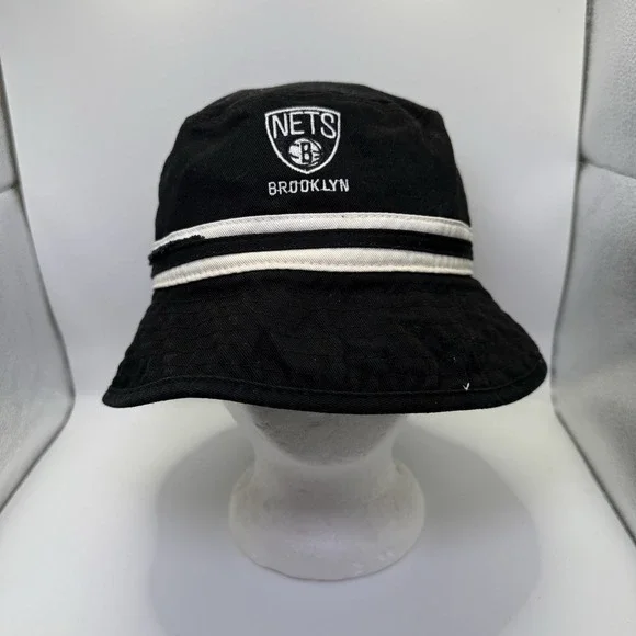 Mitchell &‎ Ness Brooklyn Nets Size Bucket Hat Cap Team Colors
