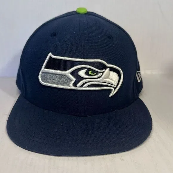 NFL Seattle Seahawks Fitted Hat 7‎ 1/4 New Era 59Fifty