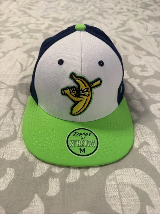 🍌⚾ NWT! Savannah Bananas Zephyr Stretch Fitted Baseball Hat – Size Medium