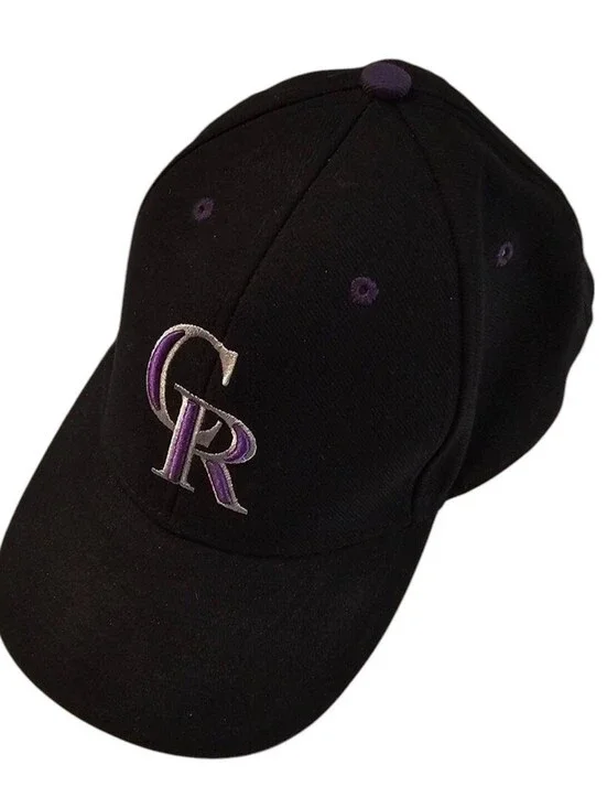 Colorado Rockies MLB Baseball Fan Favorites Strapback Baseball Hat Black