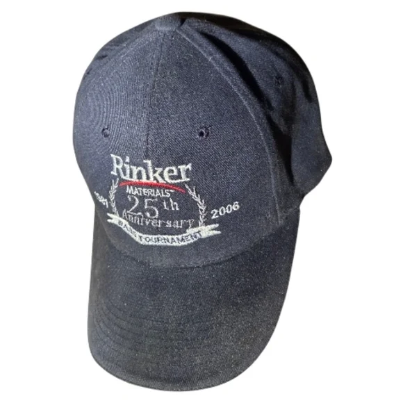Rinker Materials 25th Anniversary Cap Bass Tournament Adjustable 2006 Vintage