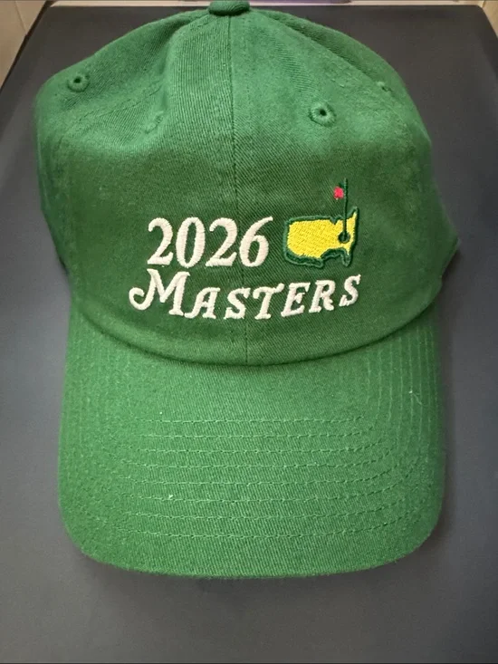 2026 Masters Green Embroidered Golf Cap