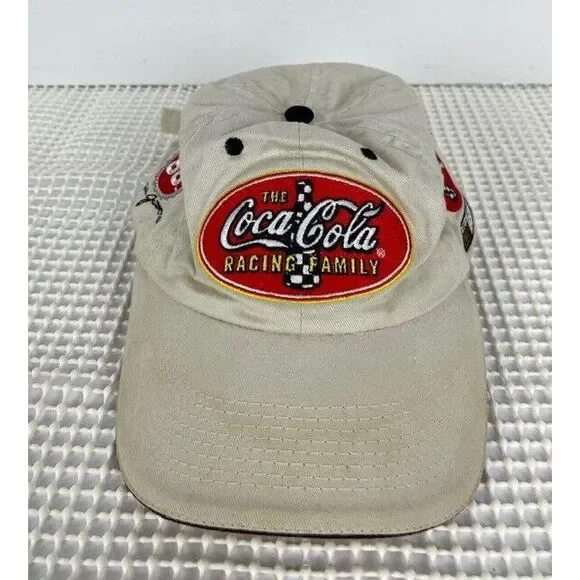 The Coca-Cola Racing Family Hat NASCAR Greatest Team Ever‎ Assembled Tan Cap