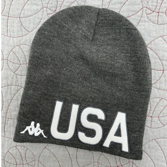 Kappa Beanie Hat Charcoal 6Cento‎ Wabato2 USA Ski / Mens One Size