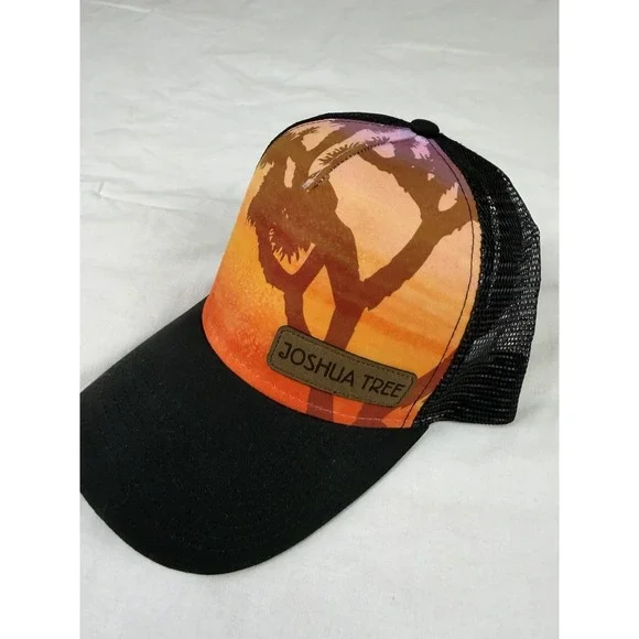Ouray Joshua Tree Desert Sunset Trucker Hat Mesh Cap Mens OS Black | Gorpcore