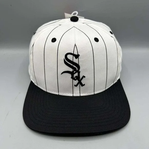 Vintage Chicago White Sox Hat Men Pinstripe Twins Enterprise Snap Back Cap New