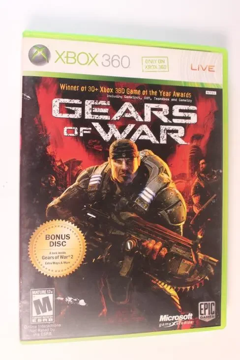 Gears of War (Microsoft XBox 360) Authentic, Tested/works great