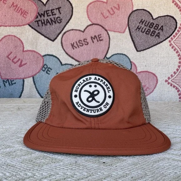Burlaep Apparel Adventure On Lightweight Camp Trucker‎ Hat Adjustable Strap