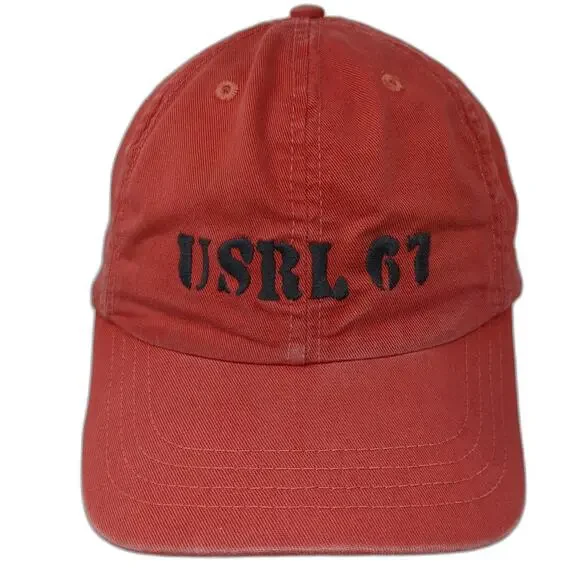 Polo Sport Ralph Lauren Baseball Cap Red One Size USRL 67 Cotton Adjustable Hat