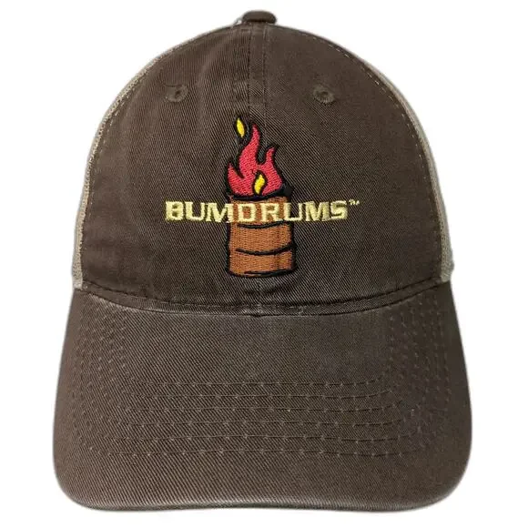 Outdoor Cap Bumdrums Baseball Cap Brown One Size Mesh Back Strapback Hat Flame