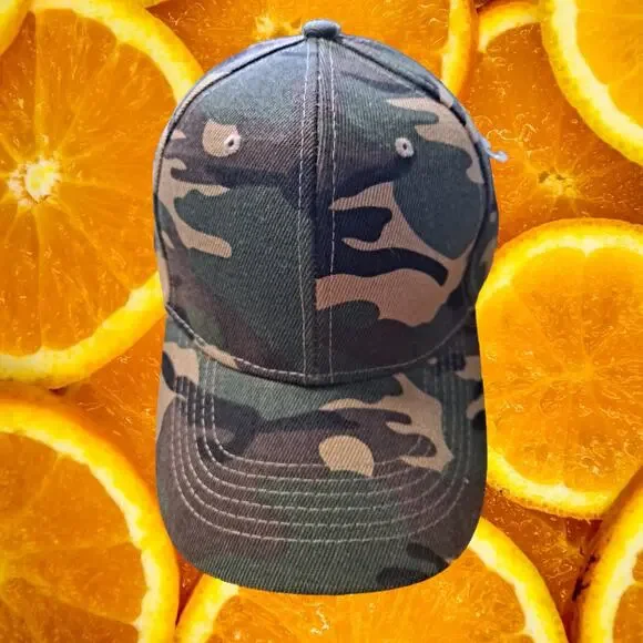 NWOT DF Camo‎ Hook and Loop Closure Adjustable Baseball Hat Cap