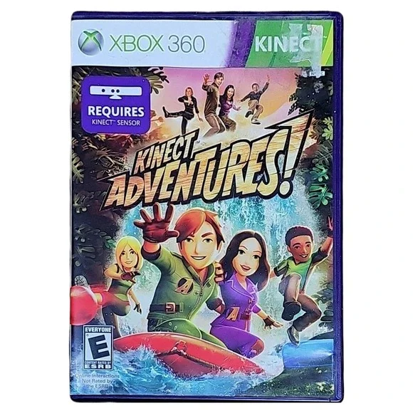 Kinect Adventures Microsoft Xbox 360 Video Game Sensor Required Sports‎ Activity