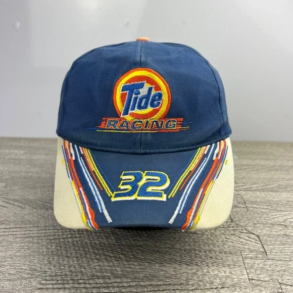 Vintage 90s Tide Racing Hat Cap Snap Back Adjustable Blue Downy Nascar‎ Racing