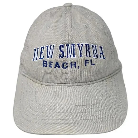 ESY Baseball Cap Gray One Size New Smyrna Beach FL Florida Cotton Slideback Hat
