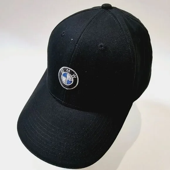 BMW Lifestyles Logo Branded Black Cap Hat NWT
