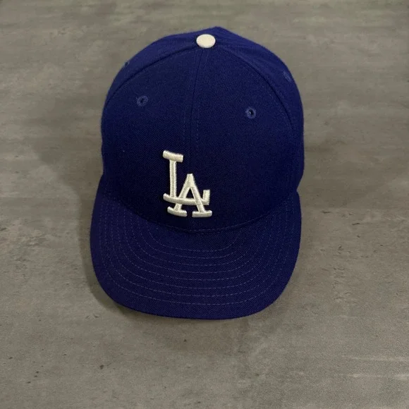 New Era Los Angeles‎ Dodgers Hat 7 1/4 Game Used Raul Mondesi Signed Autograph
