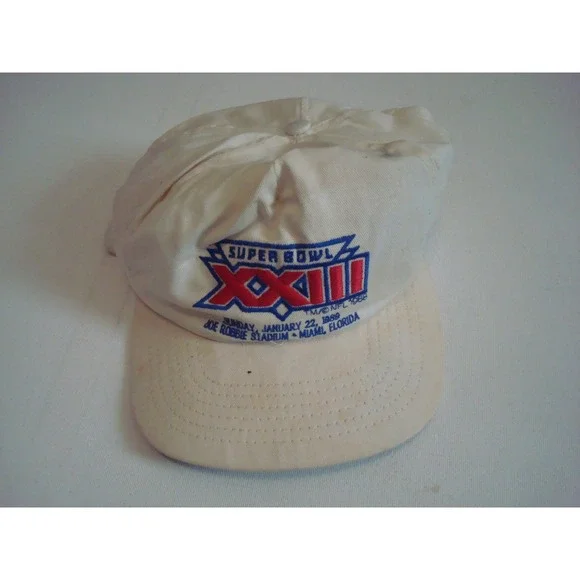 SUPER BOWL 23 XX111 49ERS  SNAPBACK 90S  CAP DEADSTOCK  VINTAGE T7‎