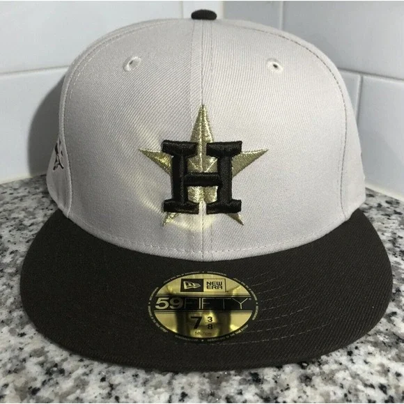 New Era Houston Astros MLB Chocolate 45th Anniversary 59FIFTY Fitted Hat 7 3/8