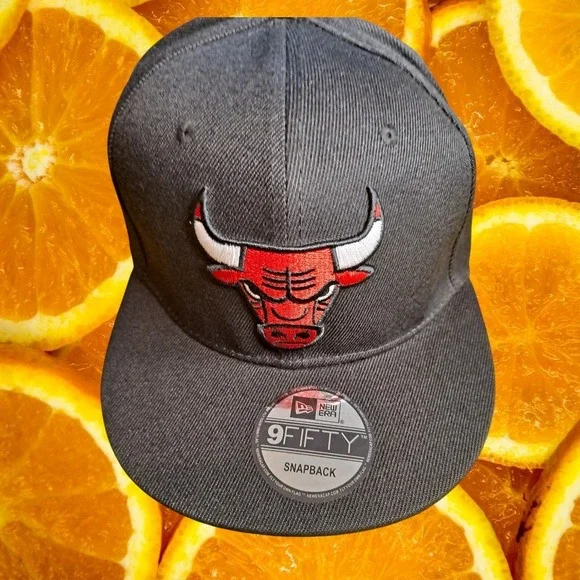 New Era Chicago Bulls‎ 9FIFTY Snapback Hat Cap NBA Gray Mens