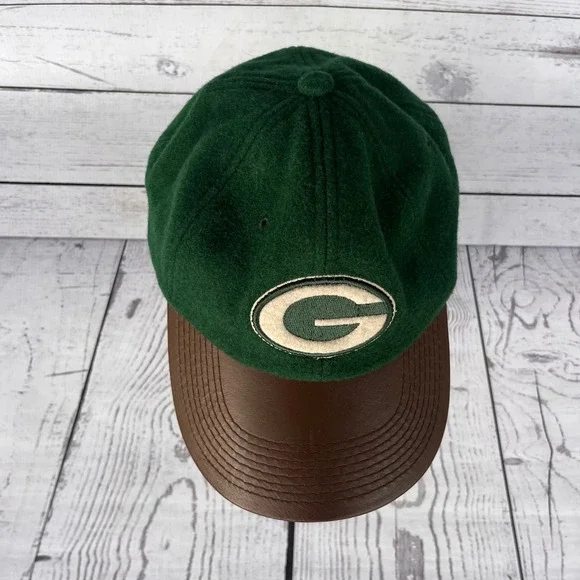 Reebok Green Bay Packers NFL Gridiron Classic Wool‎ Blend Strapback Hat Green