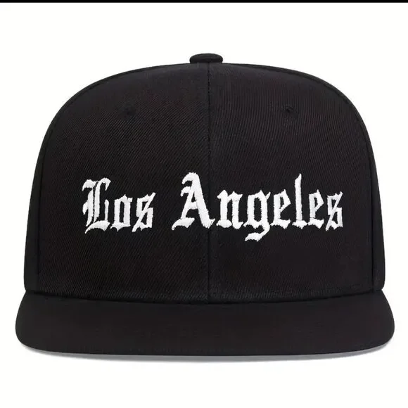 LOS ANGLES Baseball Cap Hip-hop Hat, Outdoor Adjustable Sun Protection Casual