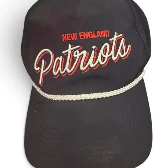 New England Patriots ’47 Brand Rope Snapback Hat Black OSFA