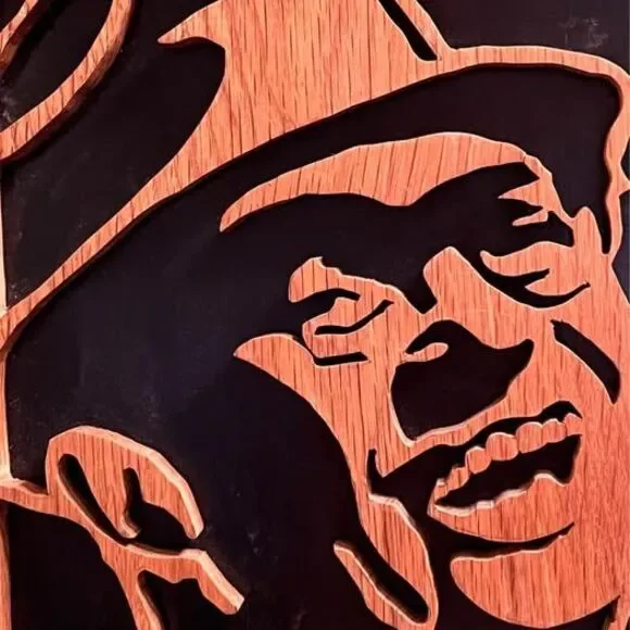 Vince Lombardi Handcrafted Wooden Scroll Saw Art - Packers Decor 10