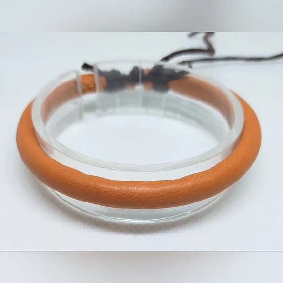 Men's Bracelet‎ Leather Brown New f79