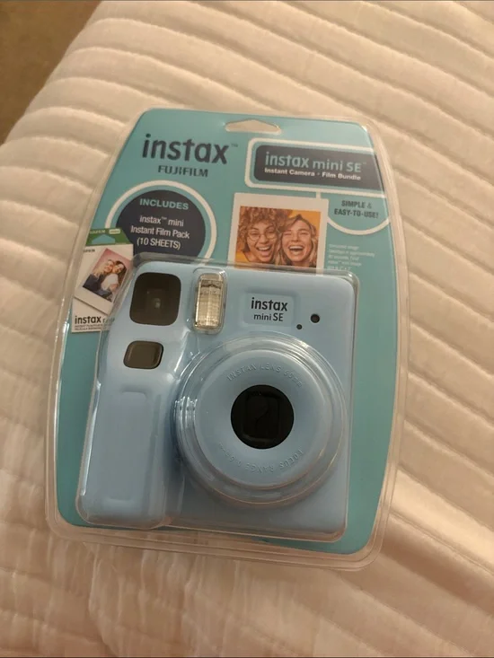 Fujifilm instax mini SE Instant Camera - Light Blue