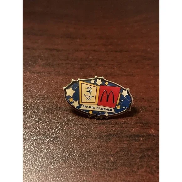 McDonald’s 2000 Sydney Olympics Australia Proud‎ Partner Employee Lapel Pin