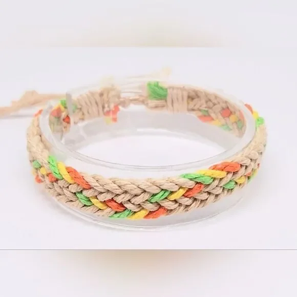 Men's‎ bracelet braided rope new e33