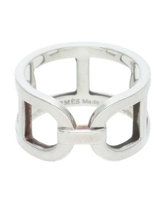 Hermes Ever Chaine Dancre MM Silver Ring 54 14