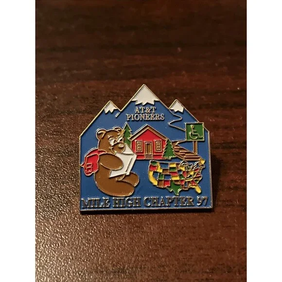 Pioneers Volunteers AT&T Mile High Chapter‎ 97 Lapel Hat Pin