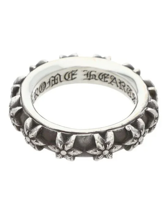 Chrome Hearts Star Band Silver Ring