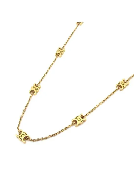 Celine Necklace Mini Triomphe Gold