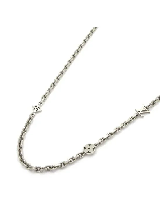 Louis Vuitton Necklace Chain LV Yours Silver