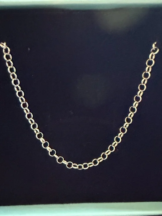 925 Sterling Silver Belcher Chain Necklace