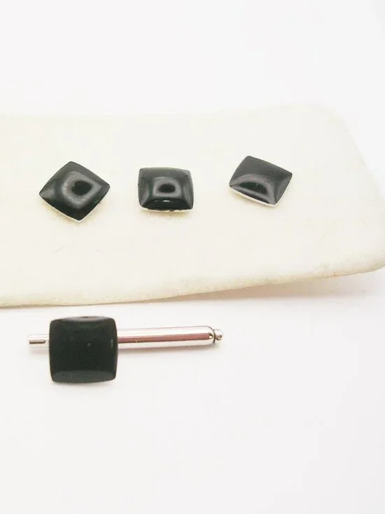 Vintage Tuxedo Studs Waistcoat Buttons Set of 4 classic Men's Suit Accessory