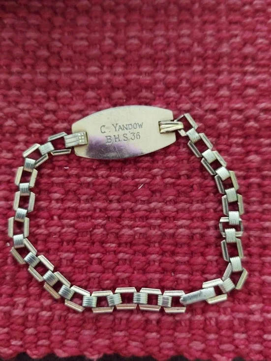 1936 Gold Toned Championship Bracelet