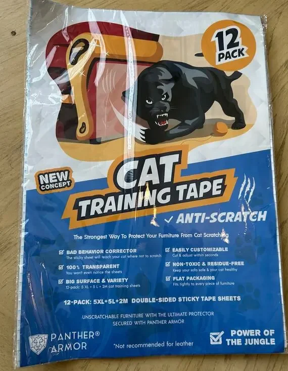 Panther Armor Cat Scratch Deterrent Double Sided Anti Scratching Sticky Tape