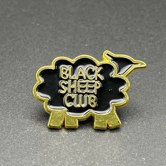 Black Sheep‎ Club Funny Novelty Lapel Hat Pin