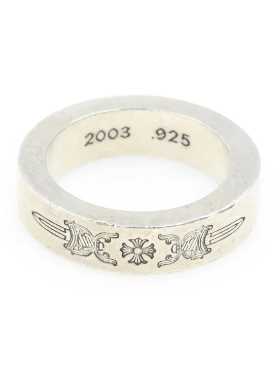 Chrome Hearts Spacer Dagger Ring Silver