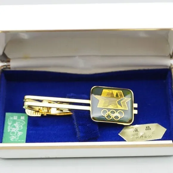 VTG US Olympics Brother Tie Clip NOS