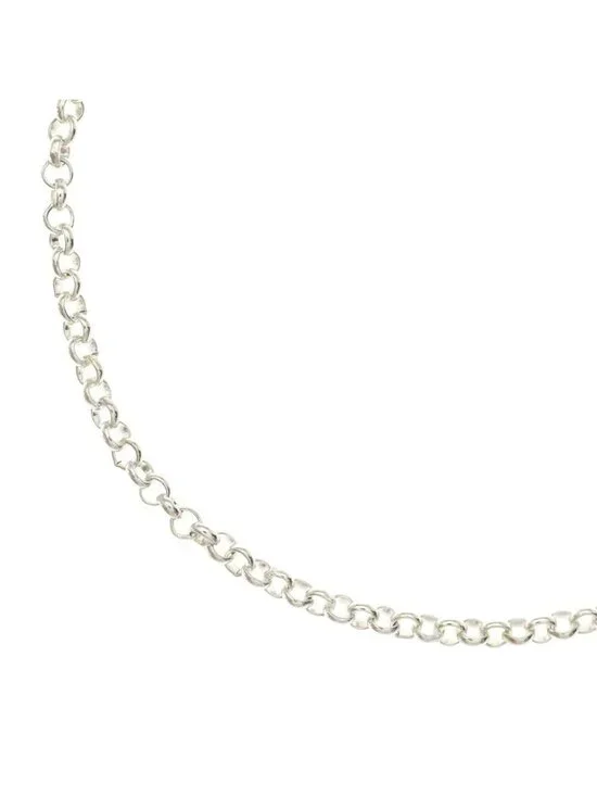 Chrome Hearts Roll Chain Necklace Silver