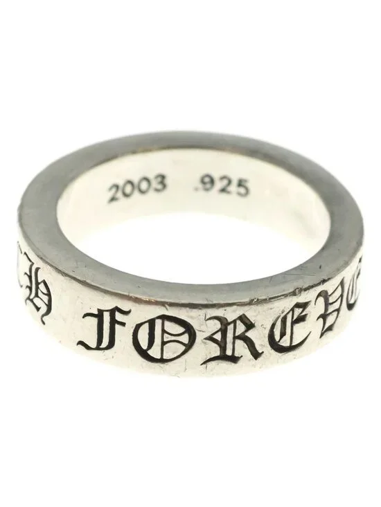 Chrome Hearts Spacer Forever Ring Silver
