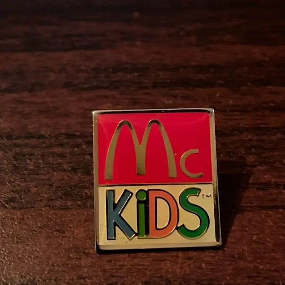Vintage McDonald’s‎ McKids Employee Lapel Hat Pin