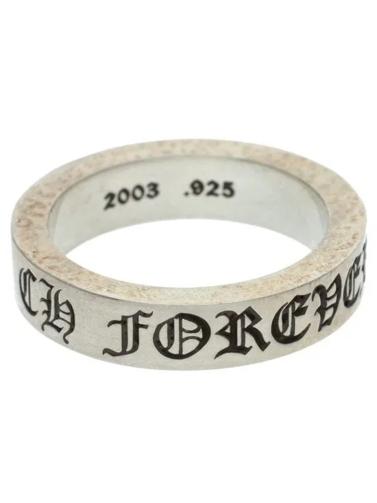 Chrome Hearts Spacer Forever Silver Ring